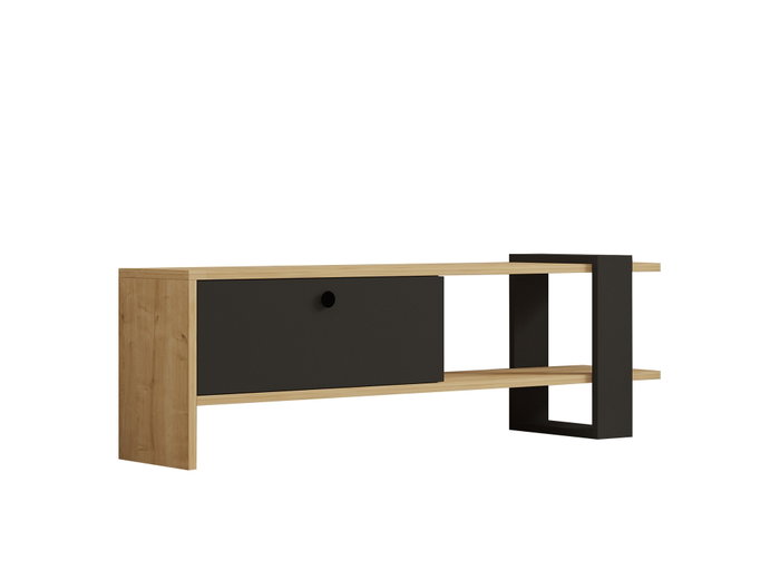 Hanah Home Soporte de TV Yonca Antracita y Roble